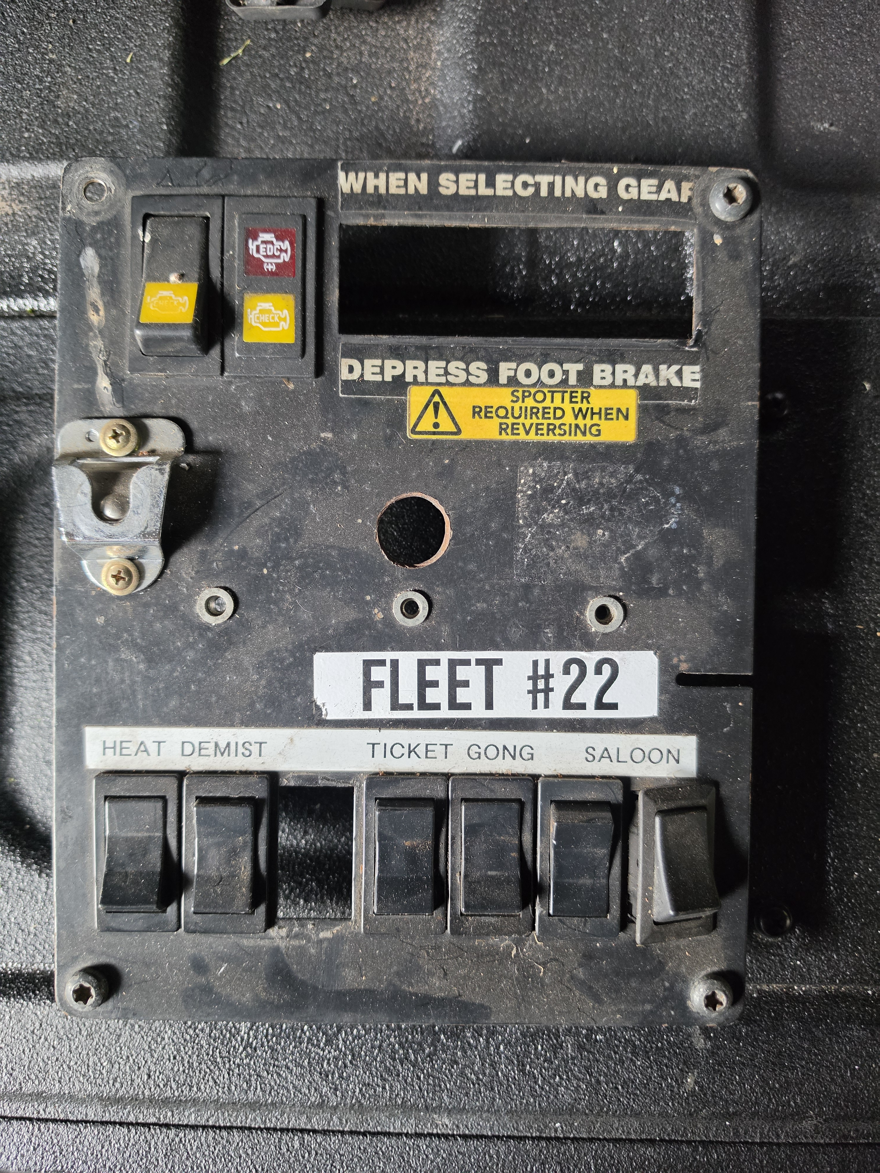 Volvo B10M Left Dash Panel photo 1