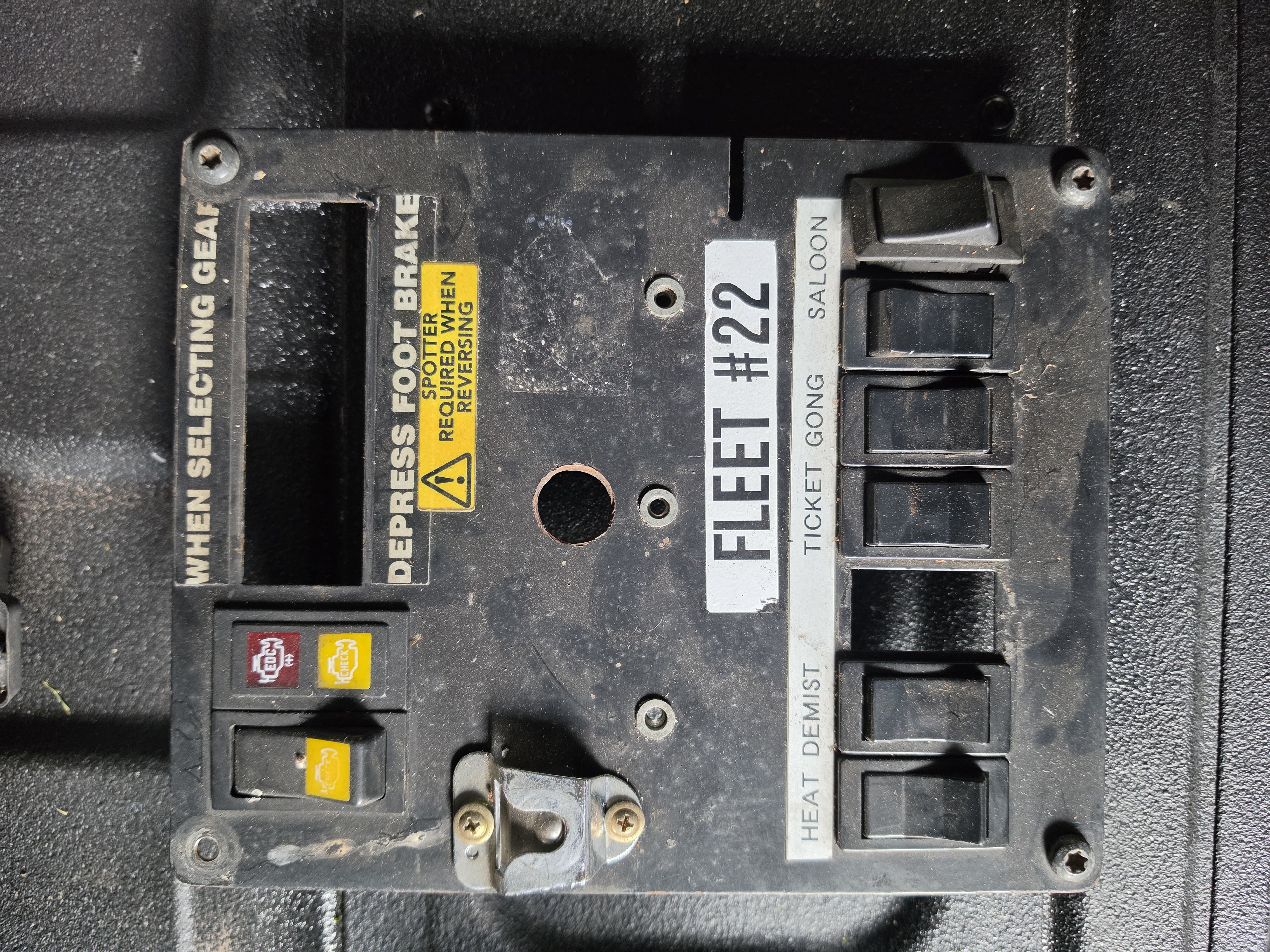 Volvo B10M Left Dash Panel