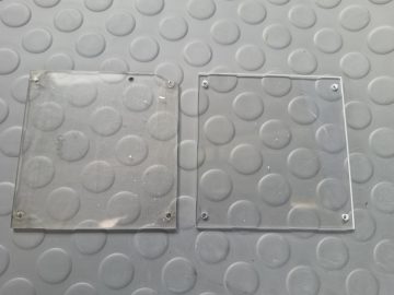 Perspex for Volvo B10 Instrument Warning Cluster
